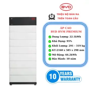 [Áp Cao] Pin Lưu Trữ Điện Lithium BYD 22.1kWh – HVM22.1 Premium