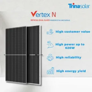 Tấm Pin NLMT Trina 620WP N-type i-Topcon [Giá Sỉ]