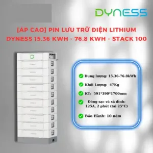 [Áp Cao] Pin Lưu Trữ Điện Lithium Dyness 15.36 kWh – 76.8 kWh – Stack 100