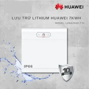 Pin Lưu Trữ Điện Lithium Huawei 7kWh Bảo Hành 10 Năm LUNA2000-7-S1